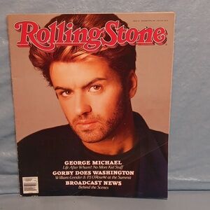 Rolling Stone Magazine Issue 518 January 28 1988 George Michael